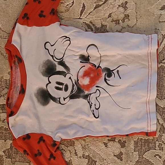 DISNEY'S Mickey Mouse Pajama Set Youth 4T - Picture 3 of 9